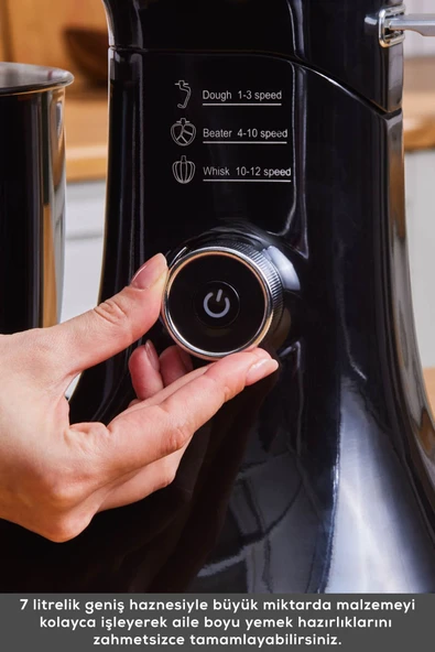 Pro Artisan Dijital Ekran Döküm Mutfak Şefi 1600W Black 5 Lt. - 7