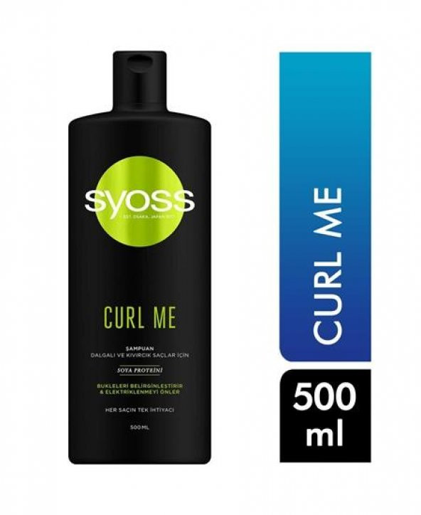 SYOSS ŞAMPUAN MEN CURL ME 500 ML