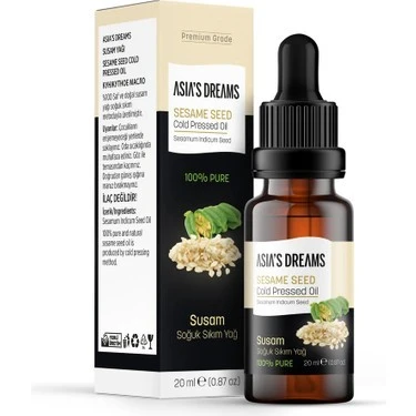 ASİAS DREAMS SUSAM YAĞI 20 ML - 1