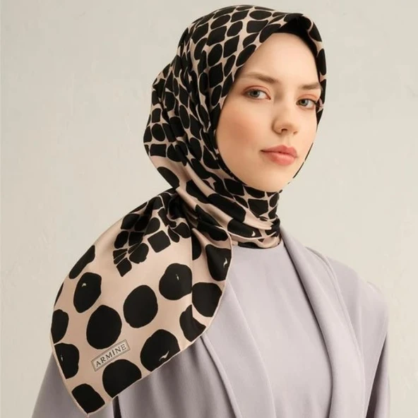 Armine E25YA9354D0286 Dj Saf İpek Eşarp 9354D (T)