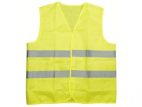 Bestguard İşçi Tipi Reflektörlü Sarı İkaz Yeleği