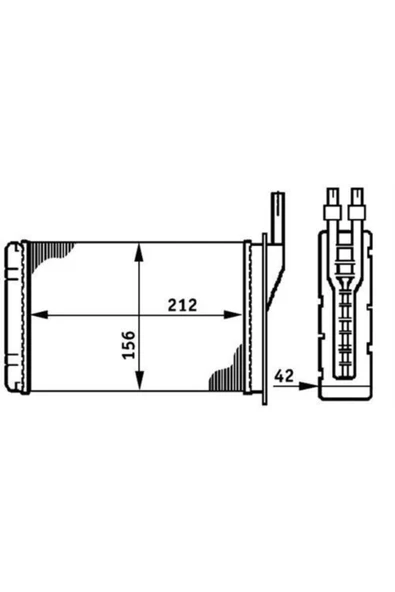 Ori KRN001032 Kalfer Radyatörü Brazing R9-r11-exp (188x157x32) ürün görseli 1