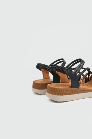 Papuçcity Sprs 03185 Ortopedik Kadın Günlük Sandalet - 4