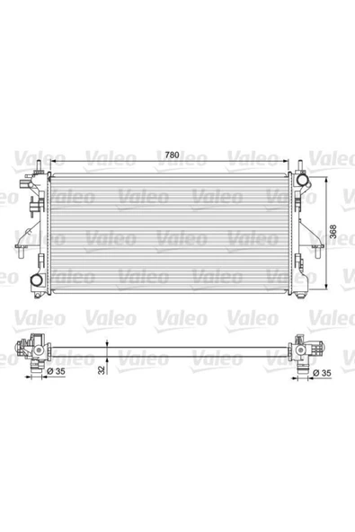 Valeo 701727 Radyatör Fıat Ducato - ürün görseli 1
