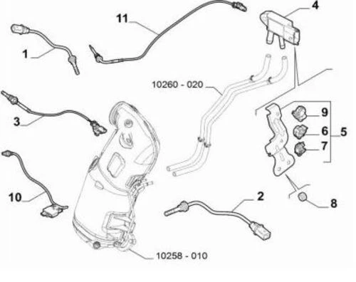 Opar 52045897 Radyator Baglantı Ayagı Sol Egea 15 ürün görseli 1
