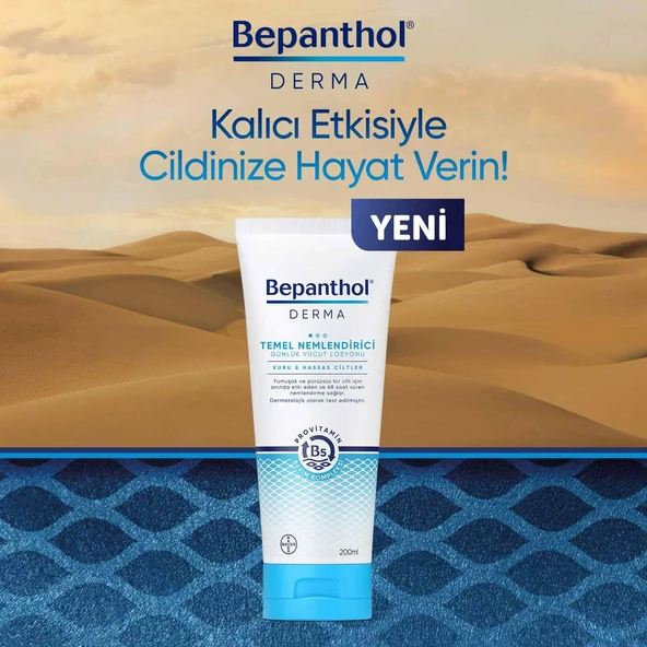 Bepanthol Derma Temel Nemlendirici Vücut Losyonu 200ml Kuru&hassas Cilt - 3