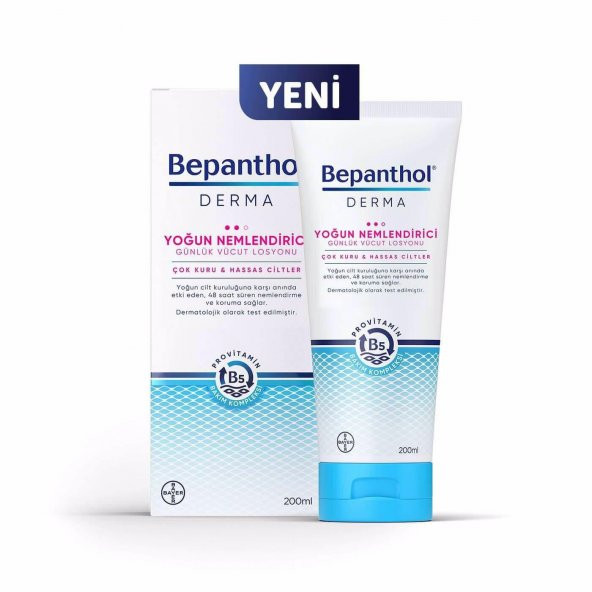Bepanthol Derma Yoğun Nemlendirici Vücut Losyonu 200ml Çok Kuru&hassas Cilt