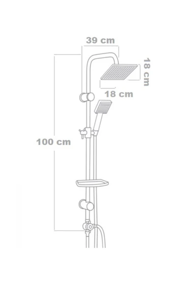 armour armatür SİYAH DUŞ SETİ - 3