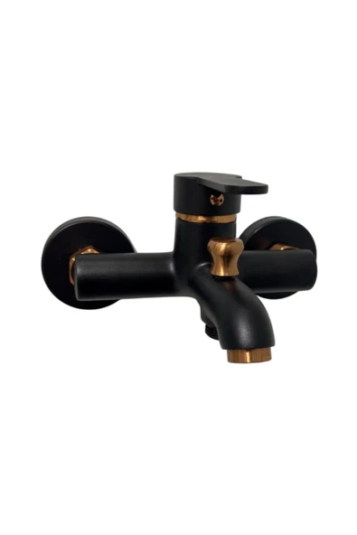 armour armatür Siyah rose banyo bataryası