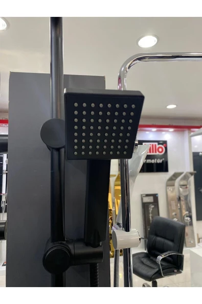 armour armatür siyah banyo batarya seti - 7