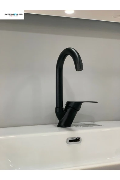 armour armatür Siyah Lavabo Bataryası - 1
