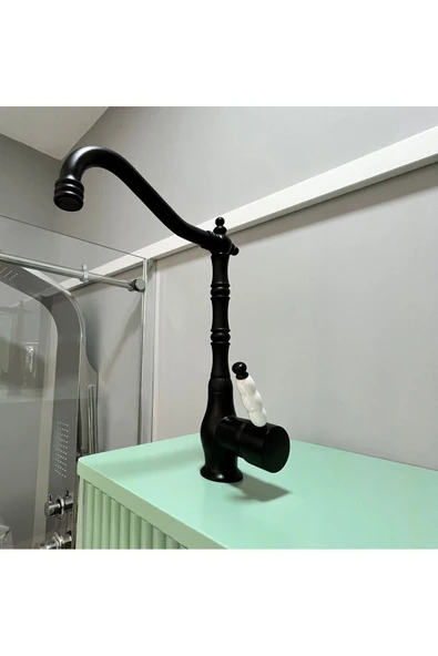 armour armatür Siyah Rustik Eviye Mutfak Bataryası - 2