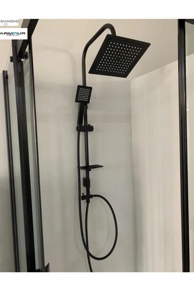 armour armatür Siyah Banyo Seti - 4