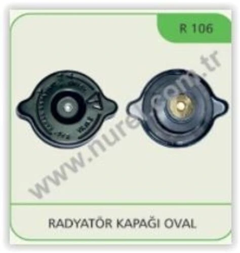 Nurel R106 Radyatör Kapağı Termostatlı Oval Ünıversal - 1