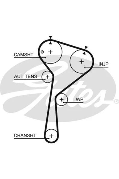 Gates 5675XS Triger Kayışı (119x270)mgn Iv- Clıo Iv-kng Iıı-dokker Logan Iı-lodgy-sandero 1.5 Dci 2013 75/90 Hp ürün görseli 1