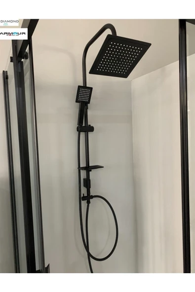 armour armatür Siyah Banyo Batarya Seti - 4