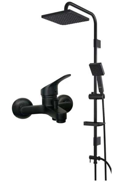 armour armatür siyah banyo batarya seti banyo bataryası ve duş seti