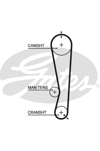 Gates 5591XS Trıger Eksantrık Kayısı Cuore Sırıon Yrv 1.0 111x250 Uyumlu ürün görseli 1