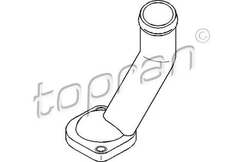 Topran 108189001  Termostat Boru Kapak (VW Caddy 04-15 Passat 06-11 Polo 02-10 Transporter 03-15) ürün görseli 1