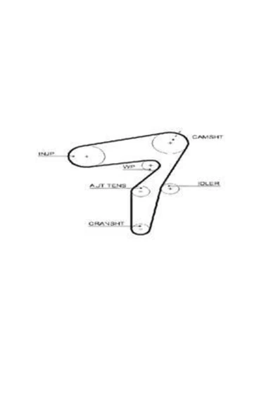 Gates 5623XS Trıger Eksantrık Kayısı Z19dth A20dtr ürün görseli 1