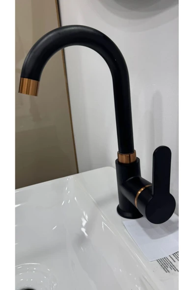 armour armatür Siyah rose lavabo bataryası - 3