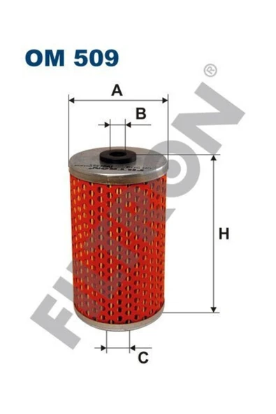 FTR OM509 Yağ Filtresi Mercedes 190 W201-w123 -o 309-g Serisi W460-w461 -t1 -t2 Fıltron Om509 ürün görseli 1