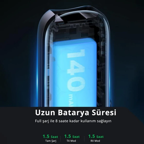 Ugreen Aux Bluetooth 5.0 Transmitter & Receiver Kablosuz Ses Adaptörü - 5