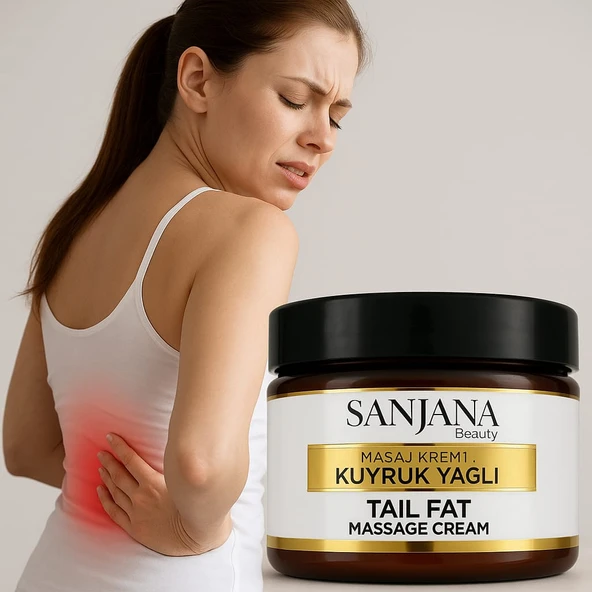 Sanjana Kuyruk Yağlı Ağrı Giderici Masaj Kremi ,Doğal İçerikli, Kas ve Eklem Rahatlatıcı, 100 ml - 5