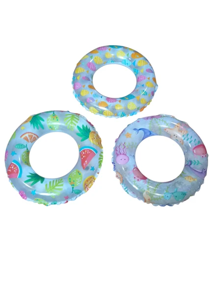 Wet Set Collectıon Şeffaf Deniz Huvuz Çocuk Simidi 51 Cm - 4