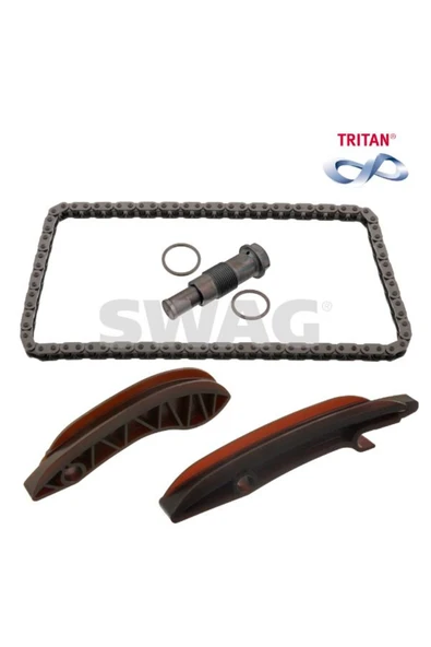 Swag 20949506 EKSANTRIK ZINCIR SETI UST ( BMW B37-47-N47D16 YENI MODEL / Zincir+x2Kızak+Gerici ) ürün görseli 1