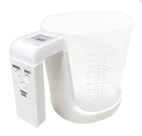 Dijital Hassas Ölçü Kaplı Ölçüm Terazi Tartı 5kg/1gr 1lt/1ml ZD-103 ürün görseli