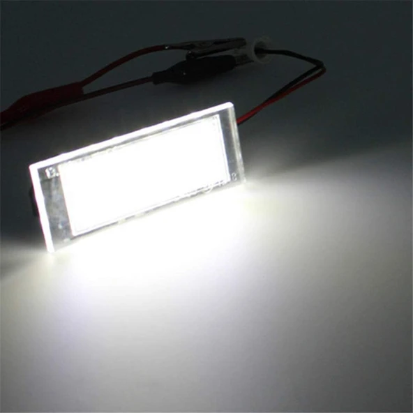 Renault Megane Clio Laguna Dacia ile Uyumlu Plaka Ledi Aydınlatma Lambası - Resim 4