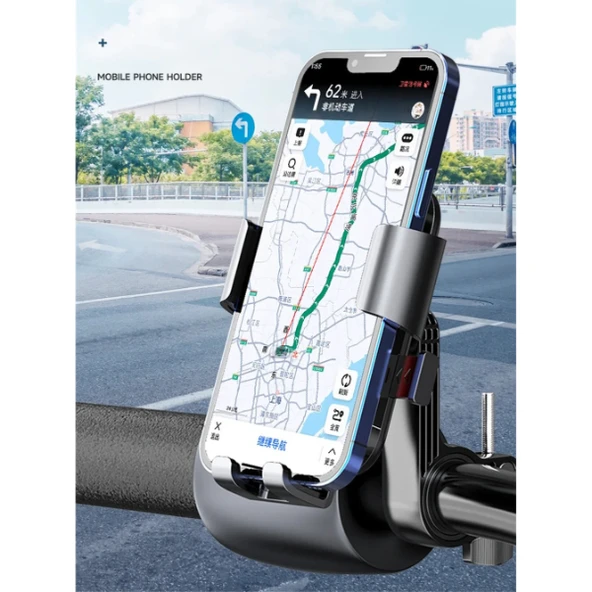 Periboia 360° Gidon Bisiklet Motosiklet Telefon Tutucu - 2