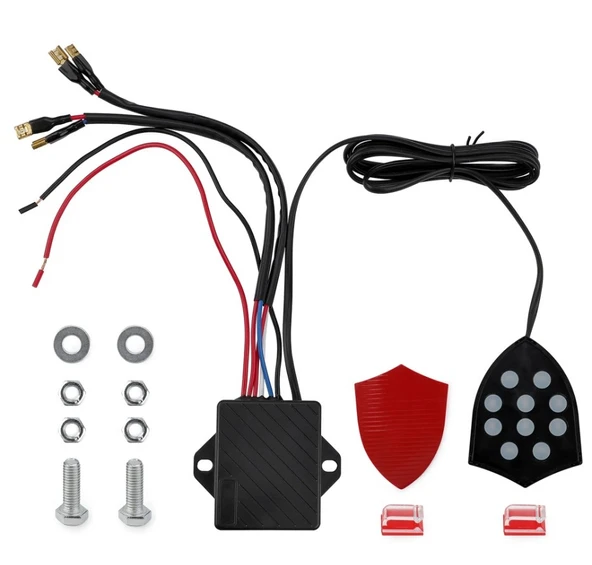 Mrsogo Araç Otomobil 12 Volt Elektronik Salyangoz Korna Siren 10 Ses - 2