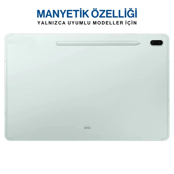 Samsung Galaxy Tab S7 FE SM-T730 T733 SM-T736B Uyumlu S Pen Dokunmatik Stylus Kalem ve Yedek Uç - 9