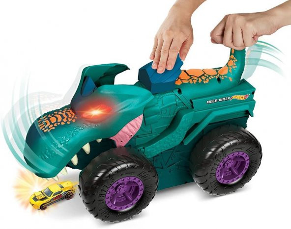 Hot Wheels Monster Trucks Araba Yiyen Mega Wrex GYL13 - 6