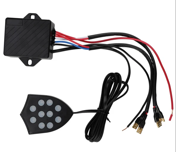 Mrsogo Araç Otomobil 12 Volt Elektronik Salyangoz Korna Siren 10 Ses - 7