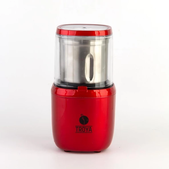 Geseus Troya Kahve Ve Baharat Öğütücü 85Gr Kapasite Çıkartılabilir Yıkanabilir Çelik Hazne - 3