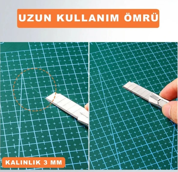 Kesme Matı Cutting Mat Kesim Altlığı A4 Ebatında 30cm x 22cm - 3