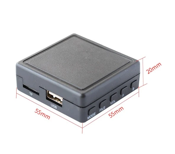 Bmw E60 E63 E65 E90 E91 E92 ile Uyumlu Bt 5.0 Mikrofonlu Aux Adaptörü Sku9  Usb Tf Kart Girişi - 4