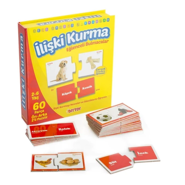 Nessiworld 1437 DıyToy, Eğlenceli Bulmacalar - İlişki Kurma / 2-6 yaş - 1