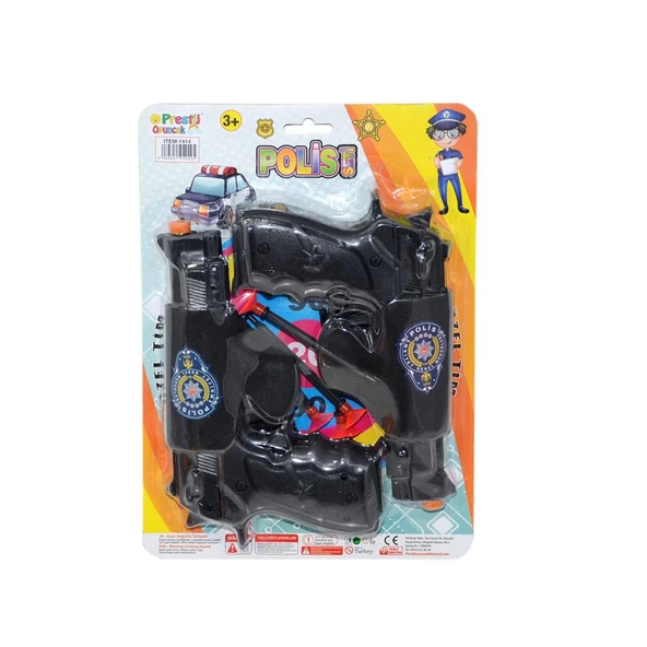 Nessiworld FAB 1414 2'li Silahlı Polis Oyun Seti -Prestij - 2