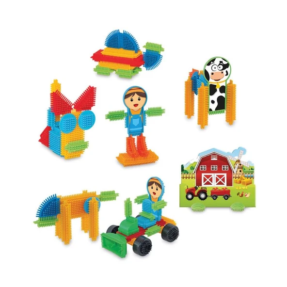 Nessiworld  03312 Kaktüs Blokları Çiftlik 75 Parça - 4