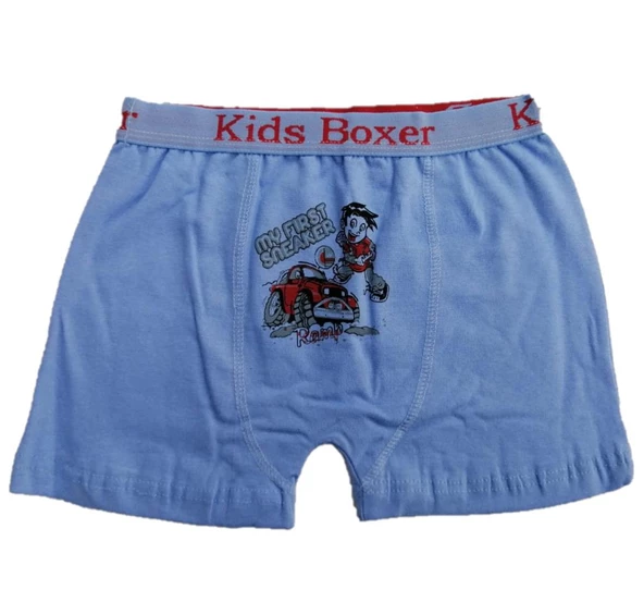 Sedef Yıldız Erkek Çocuk Likralı Boxer 1089 - 4