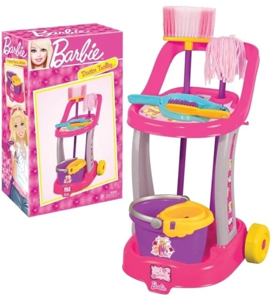 Nessiworld 01970 BARBİE TEMİZLİK ARABASI - 2