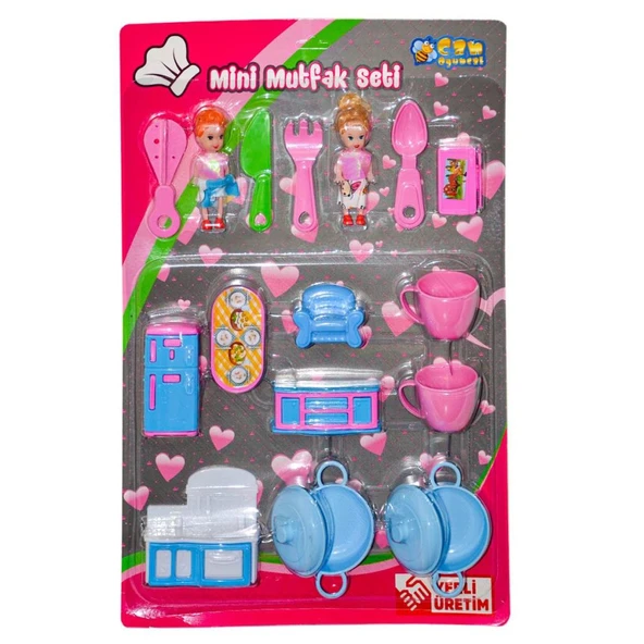 Nessiworld CN2089 Kartela Çay Takımı -HalitCan - 2