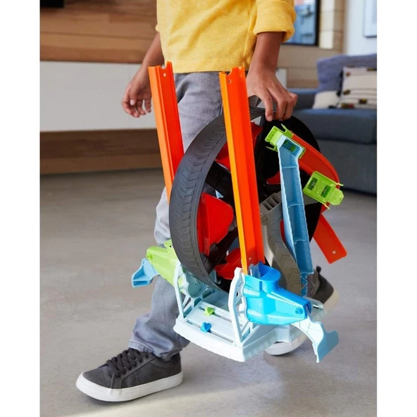 Nessiworld GJM77 Hot Wheels, Dönen Tekerlek Macerası Yarış Seti / 4-8 yaş - 5