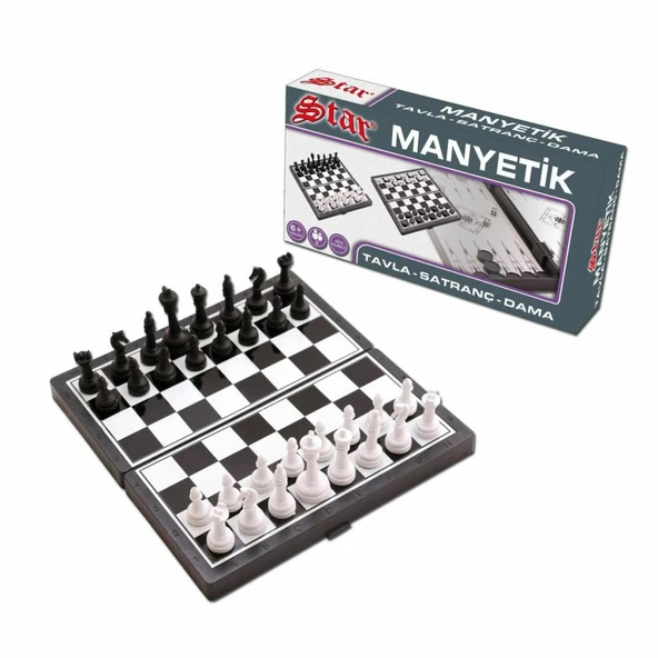 Nessiworld   1050170 Manyetik Satranç-Tavla 2si 1 Arada -Starokey - Resim 2