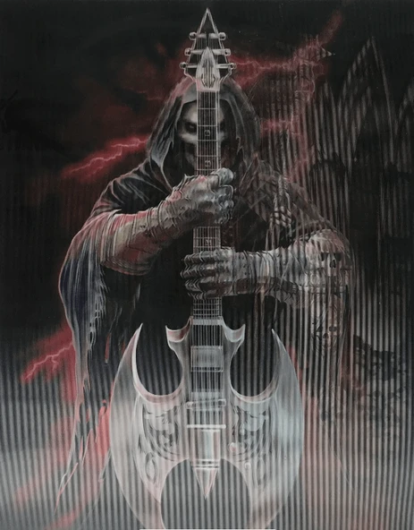 Nessiworld 5D Elmas Boyama 3 Farklı Resim Değişenli Kuru Kafa Tablosu 30x40 cm - Resim 3