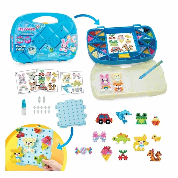 Nessiworld 31912 AquaBeads Çantalı Başlangıç Seti 900 parça +4 yaş - 2